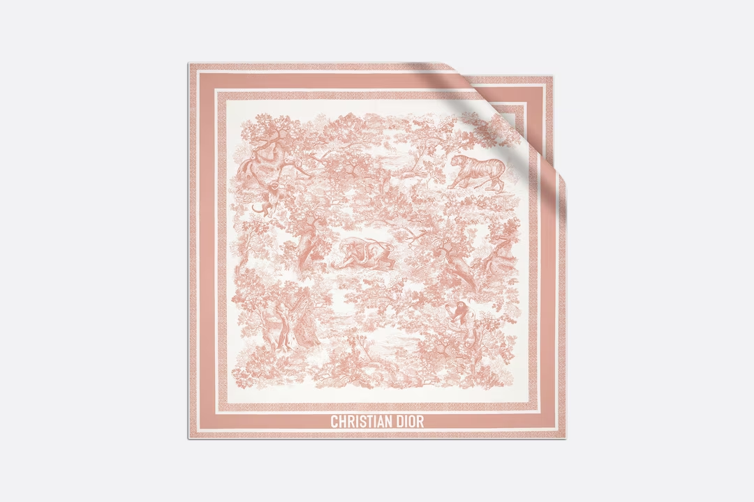 TOILE DE JOUY SAUVAGE 90 SQUARE SCARF